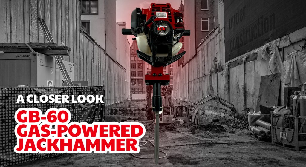 gas-powered jackhammer