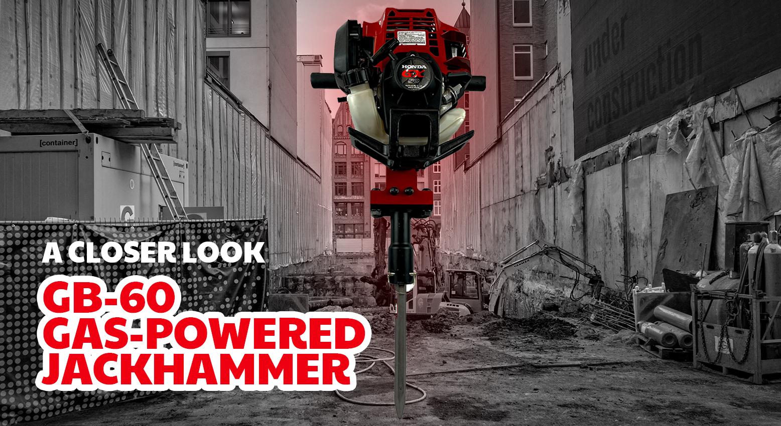 Break Ground Anywhere: A Closer Look at the GB-60 Gas-Powered Jackhammer